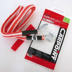 Stretchy Tow Rope 2800 kg (length 1.5m- 4m) ― AUTOERA.CO.UK