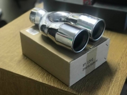 Exhaust double Muffler pipe end ― AUTOERA.CO.UK