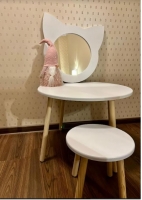 Wooden Children’s Table and Chairs (with mirror) 