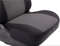 Seat covers set for RECARO (Maxi), textile black/grey