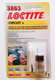 Repair kit for rear heated windscreen element - LOCTITE 3863, 2g.