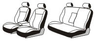 Seat cover set for Audi A4 B5 (1995-2001)