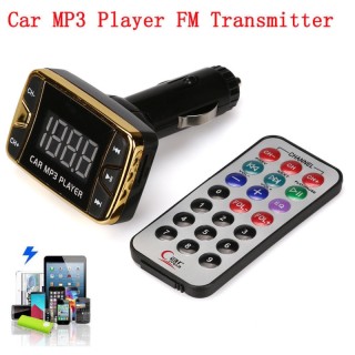 MP3-FM car transmitter with USB/SD/MMC slot 