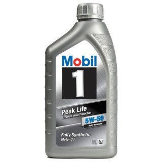 Synthetic motor oil Mobil Peak Life 5w50, 1L