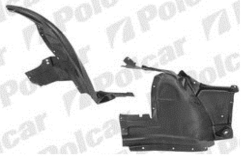 Front fender flare (rear part) BMW X5 E70 (2006-2013), right