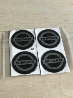 Wheel disc stickers - Nissan, 60mm