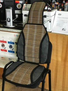 Seat cushion, bamboo inserts