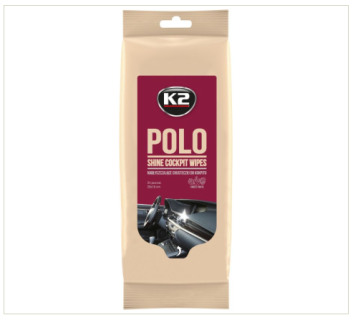 Wet Wipes for Dashboard - K2 POLO PROTECTANT,  25pcs.