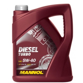 Synthetic motor oil Mannol Diesel Turbo 5w40, 5L