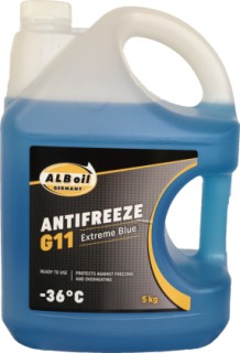 Antifreeze G11 (blue)  - ALB OIL, -36C, 5L