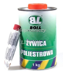 Polyester resin - BOLL (970g+30g.cietinātājs)