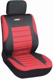Textile seat cover set