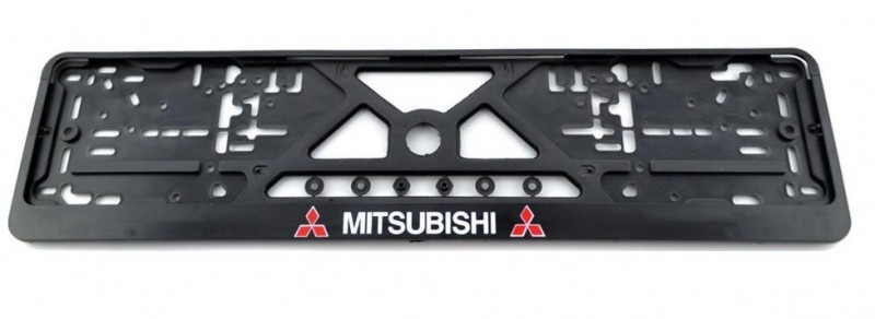 Plate number holder - Mitsubishi
