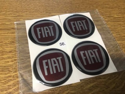 Wheel stickers set Fiat 56mm