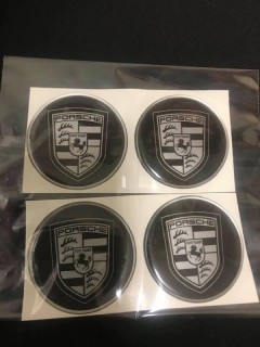 Disc stickers - Porsche, 75mm