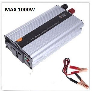 Converter 12V->~230V (max 1000W)