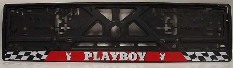 Plate number holder - Playboy