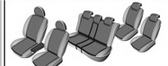 Seat cover set Ford Grand C-MAX