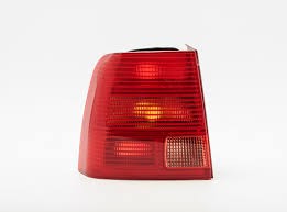 Taillamp with red rear light for  VW Passat B5 (1996-2000), left side 