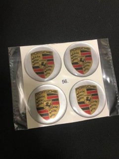 Wheel stickers - Porsche, 56mm