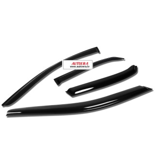 Front and rear wind deflector set Audi A4 B8 (2008-2015)