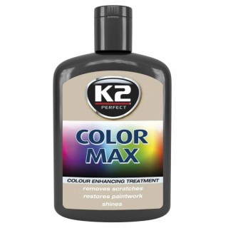 Durable car polish (black) - K2 COLOR MAX, 200g. 