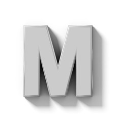 Sticker 3D - letter M