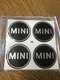 Wheel stickers set MINI, diam 56mm 