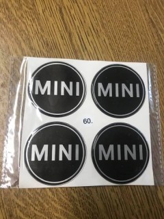 Wheel stickers set MINI, diam 60mm