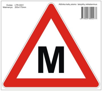 Sticker "M"