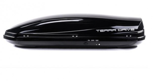 Car roof box - TERRA DRIVE 480, black gloss
