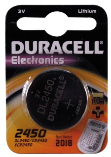 Pult battery - Duracell CR2450 3.0V