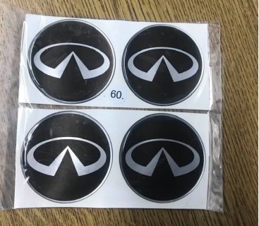 Wheel stickers set INFINITY, diam 60mm 