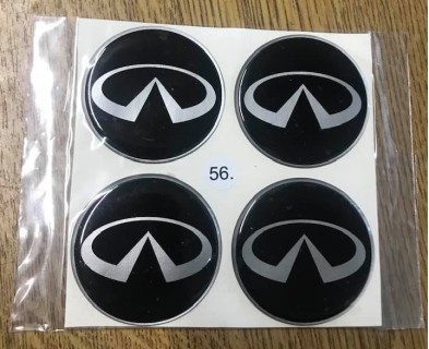 Wheel stickers set INFINITY, diam 56mm