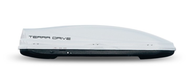 Car roof box - TERRA DRIVE 480, gloss white