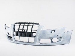 Front bumper with holes for washers & holes for sensors Audi A6 C6 (2004-2008)
