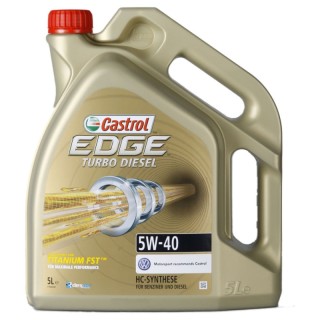 Synthetic motor oil - Castrol EDGE SPORT 5W40 TURBO DIESEL, 5L 