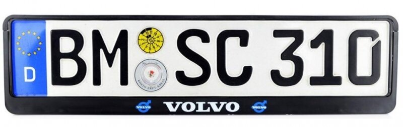 2pcs x Plate number holder - Volvo
