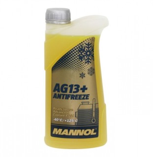 ANTIFREEZE yellow -  Mannol ANTIFREEZE AG13+ (-40C°), 1L 