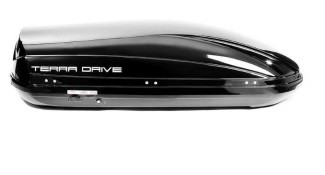 Car roof box - TERRA DRIVE 440, black glass