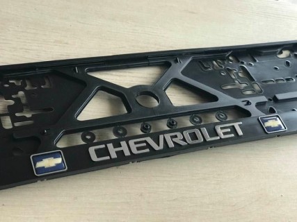 3D number plate holder - CHEVROLET