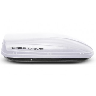 Car roof box - TERRA DRIVE 440, white gloss