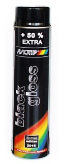 Gloss Black mat paint - MOTIP, 600ml.+25% EXTRA  