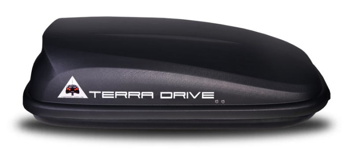 Car roof box - TERRA DRIVE 320, black