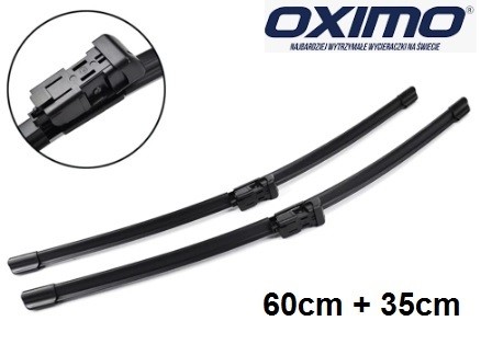 Front frameless wiperblade set by OXIMO for Ford/FIAT, 60+35cm