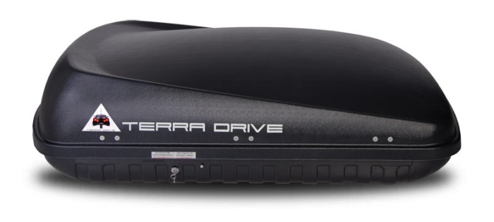 Car roof box - TERRA DRIVE 420, black