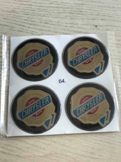 Disc stickers - Chrysler 64mm