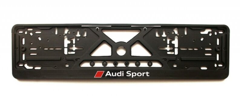2PCS x  Number Plate Surround Holder - AUDI Sport