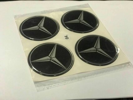 ALLOY WHEEL TRIM CENTRE CAP DECAL LOGO Mercedes-Benz, 90mm
