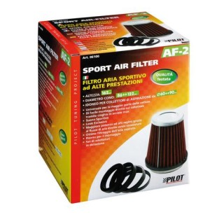 Sport air filter RED AF-2, max. d-60-90mm
